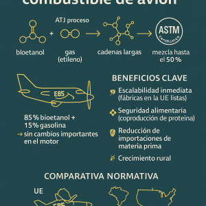 Del bioetanol al cielo: una historia que Europa no puede dejar pasar Del bioetanol al cielo: una historia que Europa no puede dejar pasar