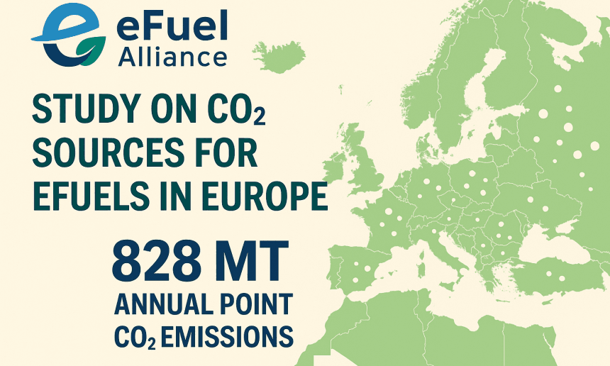 La eFuel Alliance identifica el potencial de las fuentes de CO₂ para la producción de e-fuels en Europa La eFuel Alliance identifica el potencial de las fuentes de CO₂ para la producción de e-fuels en Europa