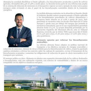 ¿Frenazo a la descarbonización? España se queda a la cola de Europa en biocarburantes